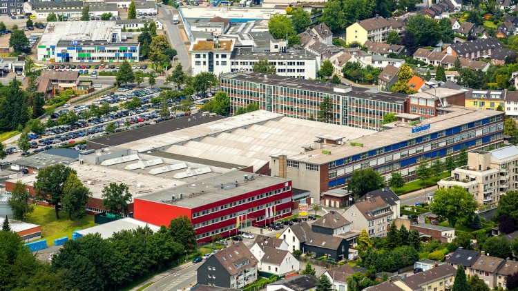 Werksgelände der Kiekert AG in Heiligenhaus