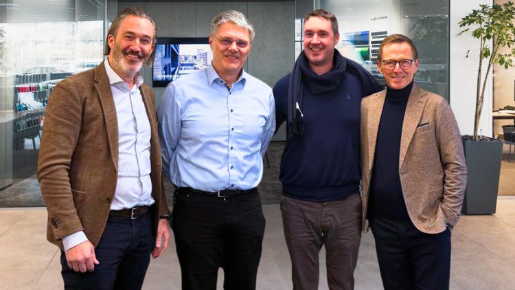 v.l.n.r. Jan Rommel, Stefan Waltemode, Felix Tönnis, Oliver Bohn