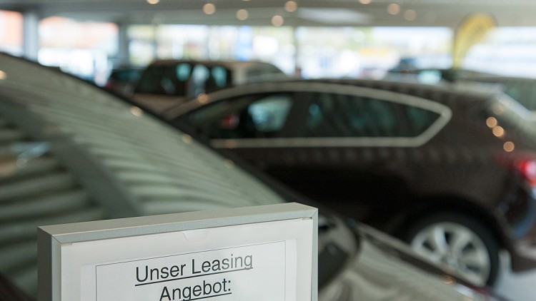 Leasinganangebot im Autohaus