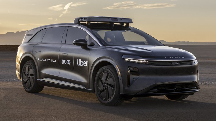Lucid Gravity als Uber-Robotaxi