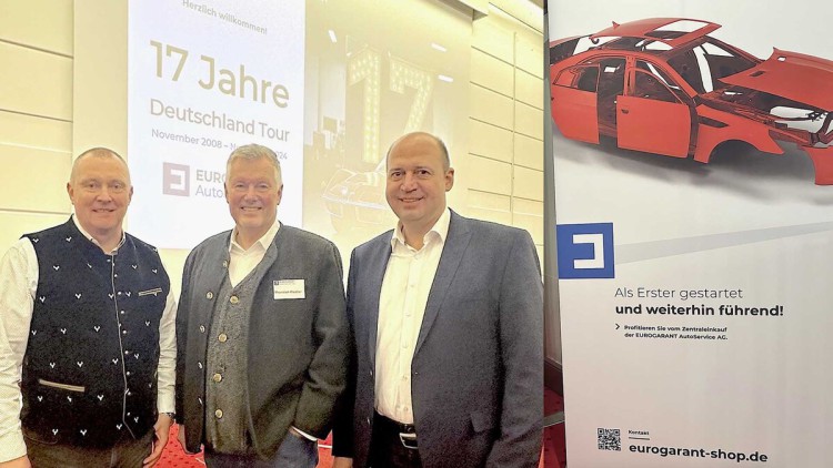 Übernahmen die Präsentation der aktuellen Branchenthemen in gewohnter Manier (v. l.): Peter Börner, Thorsten Fiedler und Guido Kalter