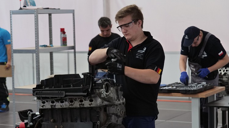 Manuel Schmied bei den EuroSkills 2023 in Danzig