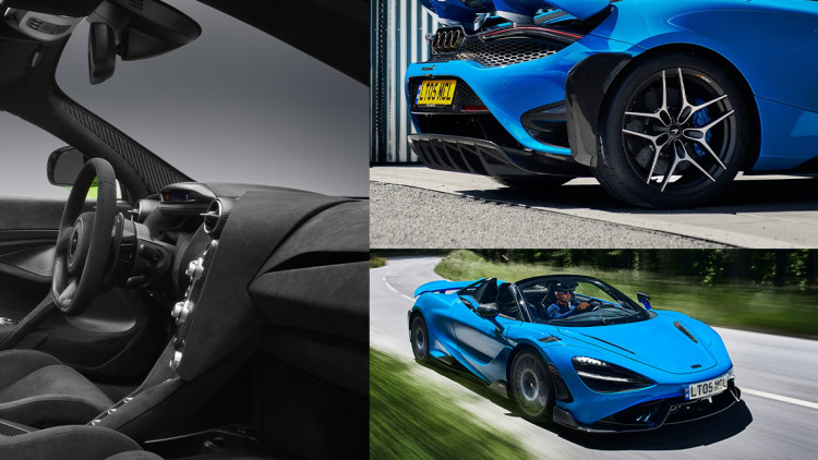 McLaren 765LT Spider: Das Langheck öffnet sein Dach