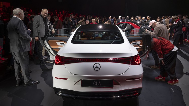 Premiere des neuen Mercedes CLA in Rom