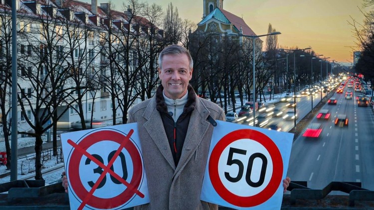 Michael Haberland an der Landshuter Allee in München