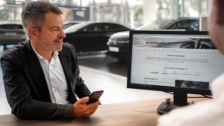 Online-Zulassung über die Plattform MyDigitalCar 