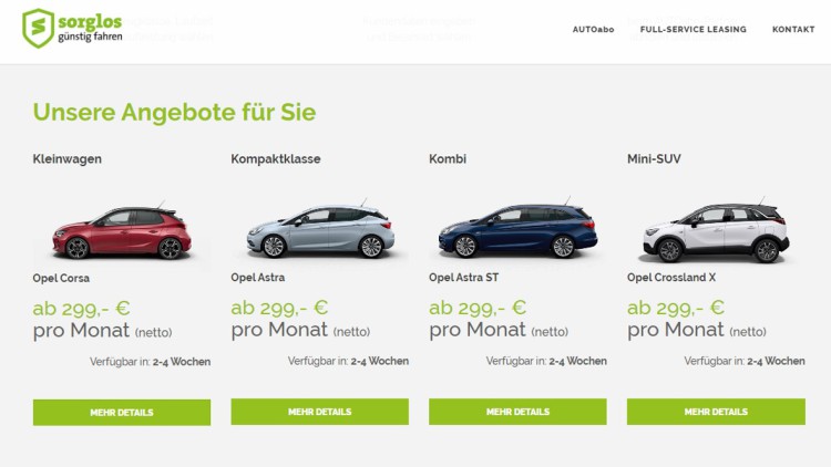 AVAG: Auto-Abo als "klassische Ergänzung für Kaufkunden"