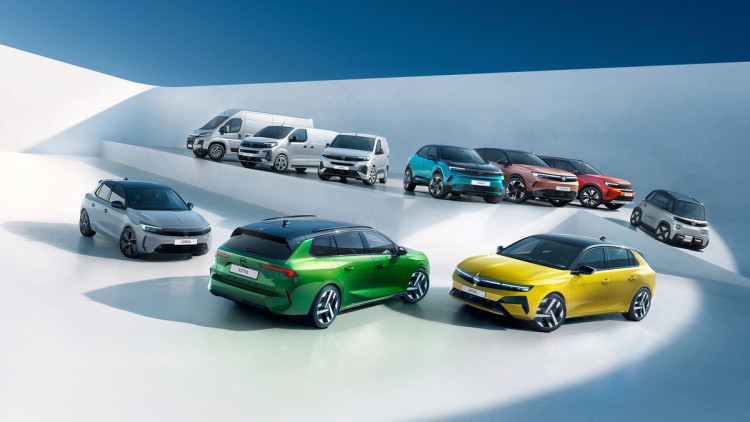 Opel, Modellpalette
