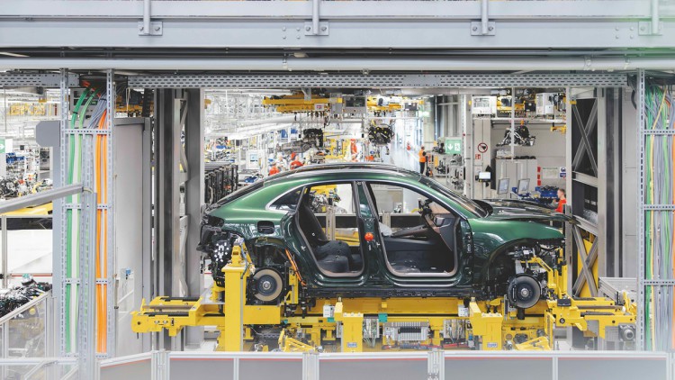 Porsche Macan Produktion Leipzig, Autoindustrie, Fertigung, Montage