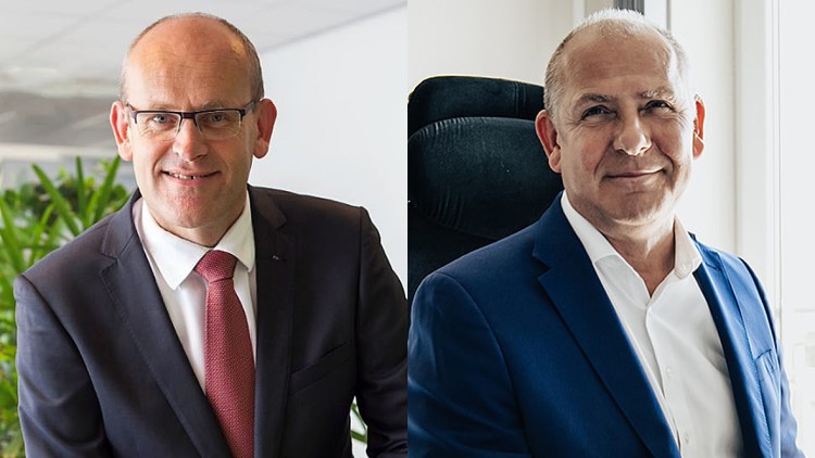 Rick Kruidener (li.) und Rainer Linke