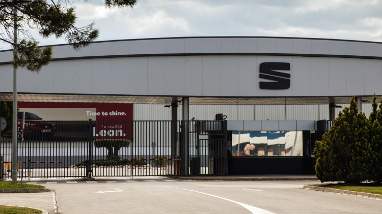 Seat-Werk in Martorell, Spanien; Seat-Produktion