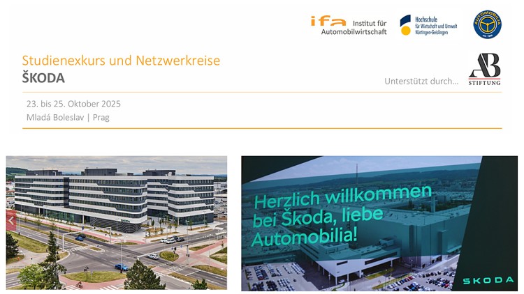 Studienexkurs zu Skoda 2025 