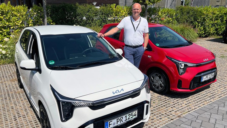 Thomas Djuren präsentiert den neuen Kia Picanto