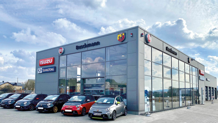 Autohaus Buschmann Trier; Fiat; Showroom; Autohaus; Autohandel; Fiat-Showroom