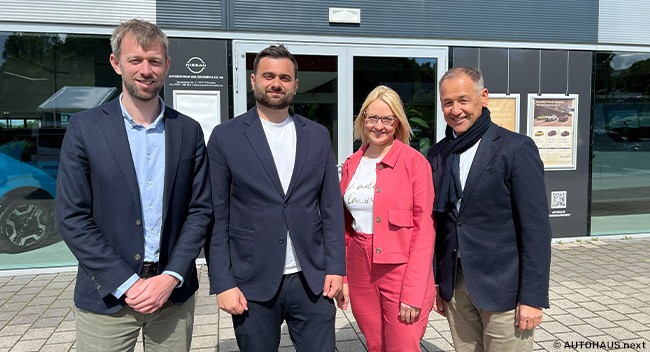 Von links: Felix und Marvin Walter, Sabrina Bott, Ulrich Lenz