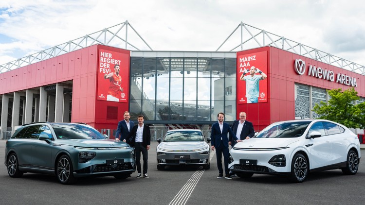 Xpeng steigt als Mobilitätspartner bei Mainz 05 ein
