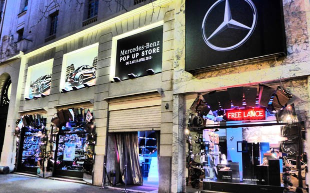 Mercedes-Benz Pop Up Store in Paris