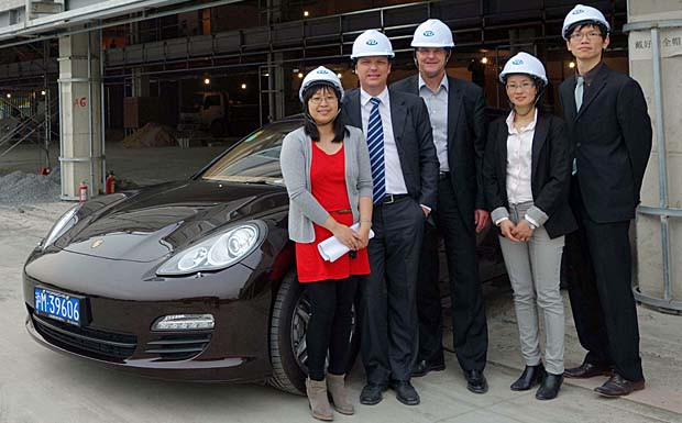 Jebsen Porsche Centre in Shanghai 
