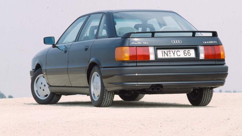 Hightech im Zeichen der vier Ringe – Der Audi 80 (B3) punktete mit 16-Ventil-Benzinern, quattro-Allradtechnik und effizienten TDI-Dieseltriebwerken