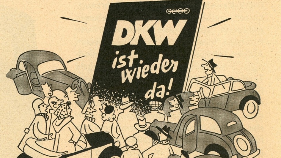 Verwechslungsgefahr – In Ingolstadt wurde die Auto Union gegründet, die DKW-Modelle produzierte, am alten Standort im sächsischen Zwickau entstanden IFA-DKW.