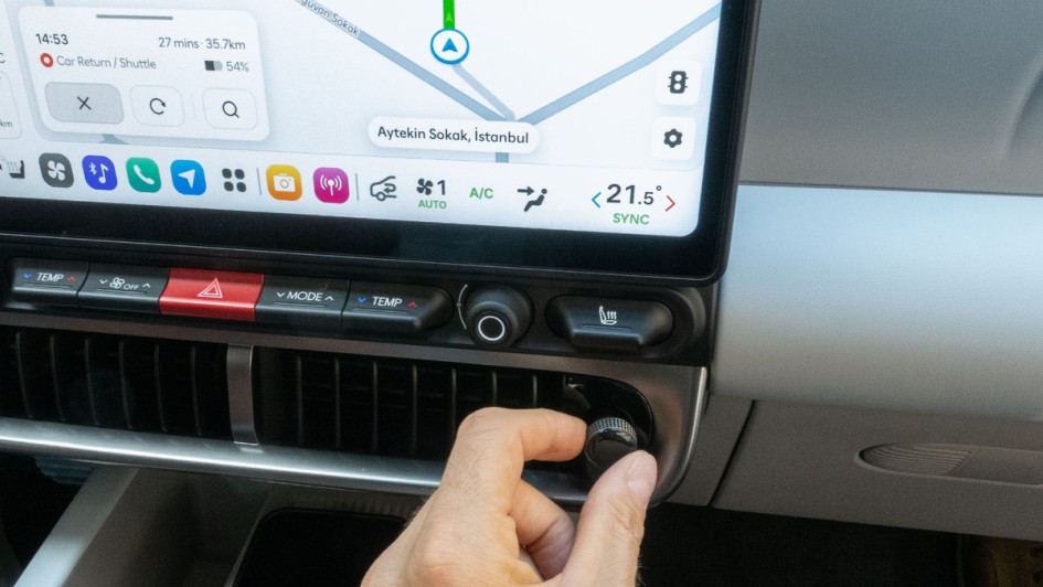 Echte Lüftungsverstelldüsen im Hyundai Ioniq 3