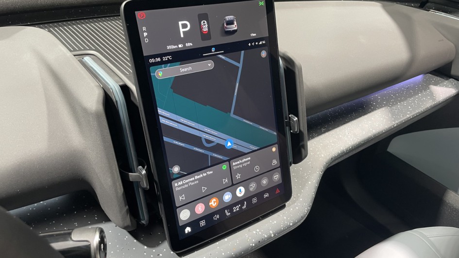 Volvo EX30 Infoscreen mit Android Bediensystem