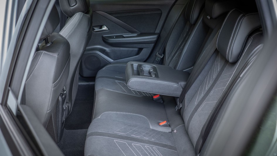 Rückbank im Opel Astra