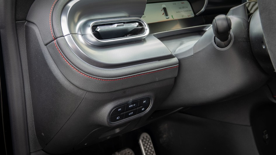 Smart #3 Brabus Lichtschalter links unten an der Armaturentafel