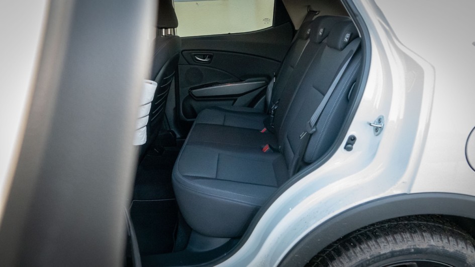 Rückbankfoto vom KGM Tivoli