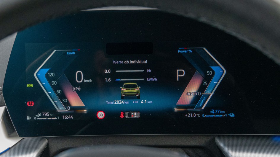 Digitaltacho des BMW 230e