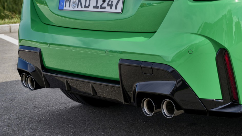 Vierrohr-Abgasanlage am BMW M135 xDrive 