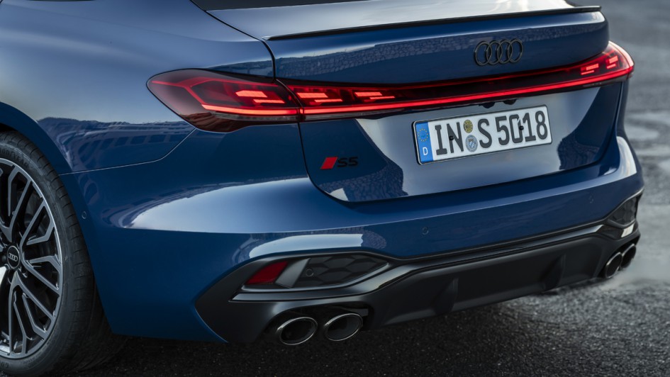 Heck der Audi S5 Limousine im Detail