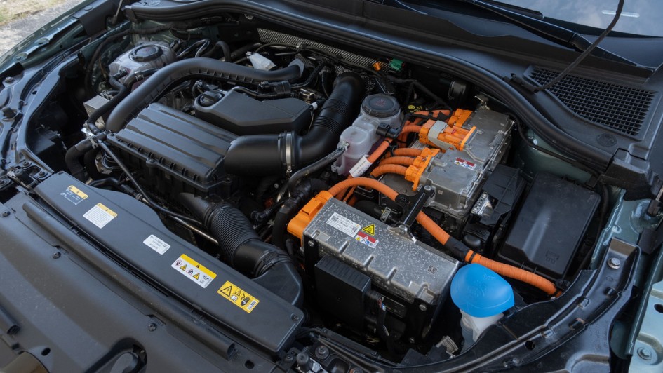 Foto vom Motor im VW Passat eHybrid