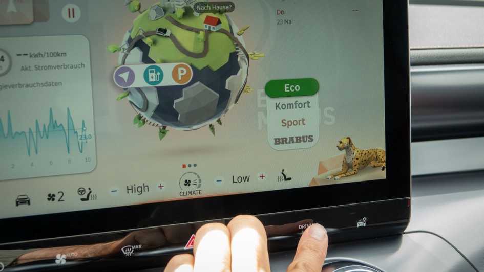 Smart #3 Brabus Fahrmodus-Schalter