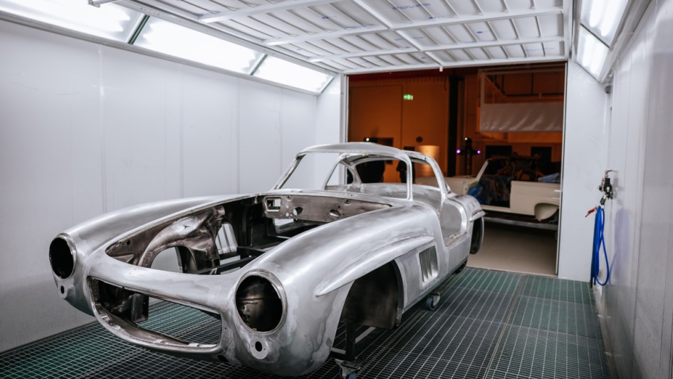 Mercedes Benz Heritage Classic Fellbach Werkstatt