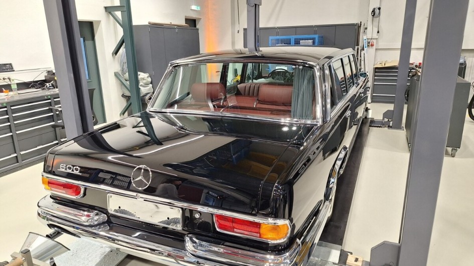 Fast wie neu: Der Mercedes 600 hat schon einige Jahrzehnte auf dem Buckel, ist aber bestens in Form