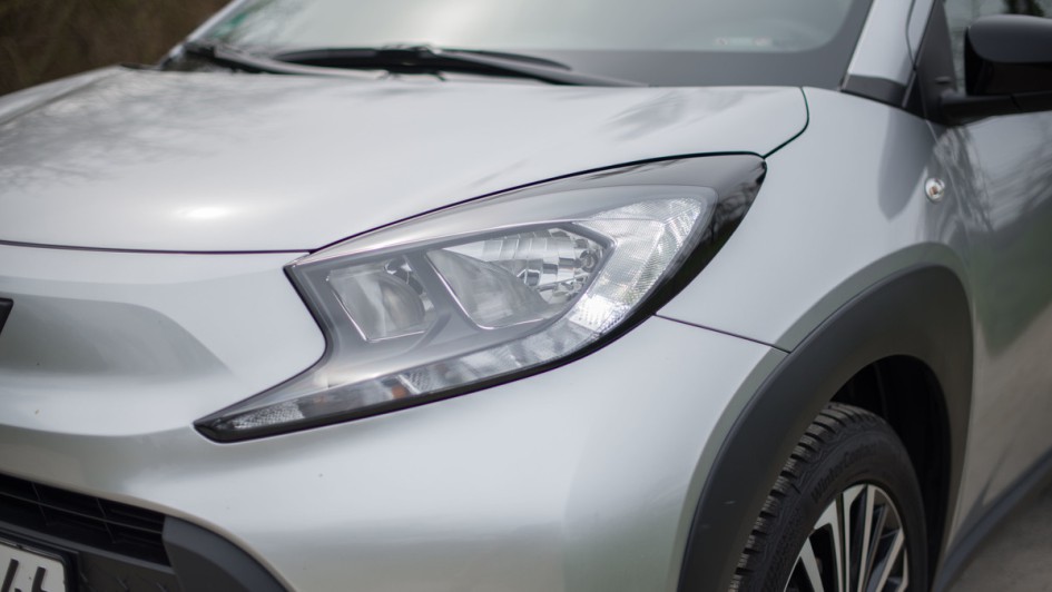 Toyota-Aygo-X-Scheinwerfer ohne LED-Abblendlicht