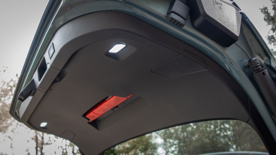 Kofferraumdetail im VW Passat 2.0 TDI