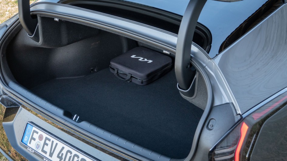 Kofferraum des Kia EV4 Fastback