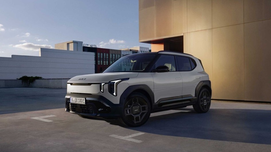 Der Kia EV2 folgt der Formensprache der größeren Kia-Modelle.