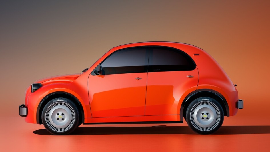 Die Proportionen stimmen: Die neue Ente gegenüber dem Ur-2CV um sieben Zentimeter auf 3,76 Meter geschrumpft