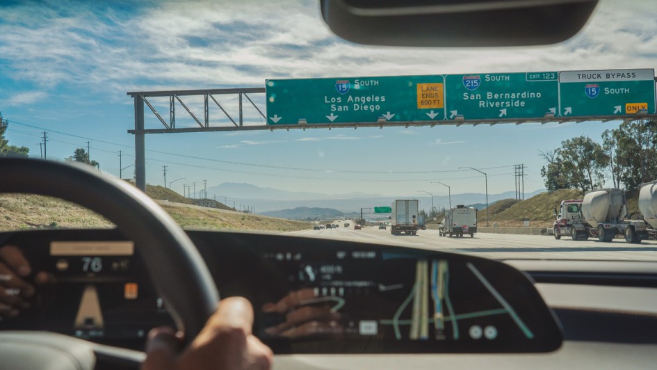 Lucid Air Touring Foto vom Cockpit im Detail