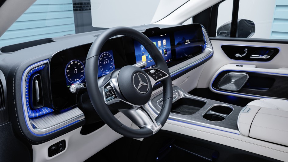 Helles Leder-Interieur im neuen Mercedes VLE