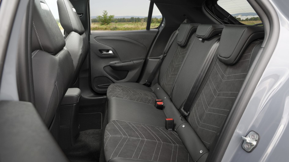 Rücksitze vom Opel Corsa Faceliftmodell