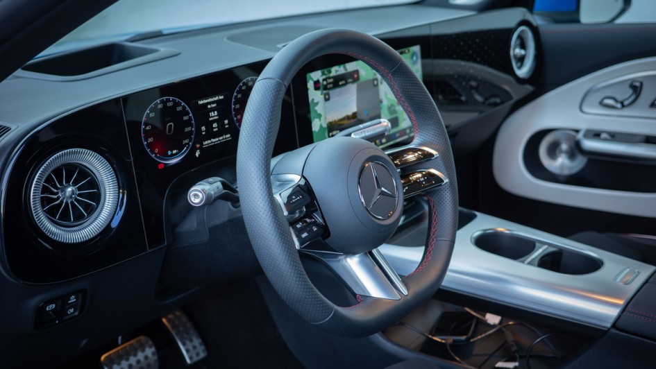 Lenkrad des CLA 350 Electric