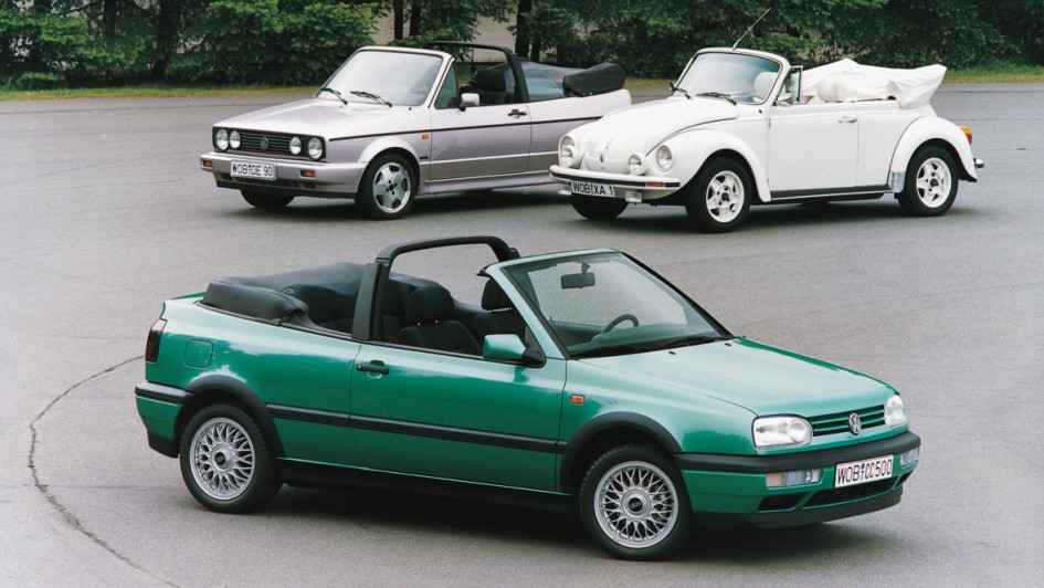 VW Käfer und Golf Cabrio