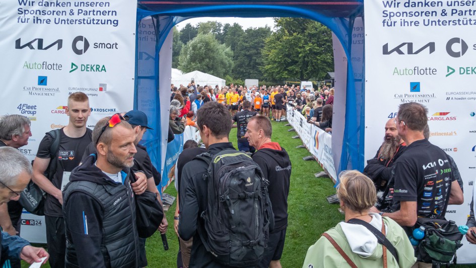 Start-Ziel-Bereich des ALD Run For Charity und des Müritz-Staffel-Laufs