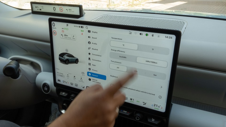 14,6-Zoll-Touchdisplay im Hyundai Ioniq 3 Prime
