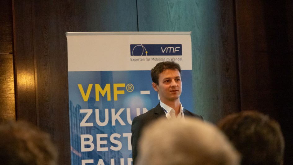 Max Müller von CVA beim 17. VMF-Branchenforum Düsseldorf 2024 