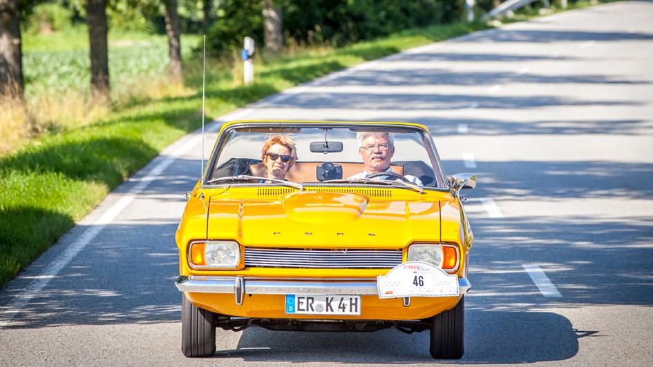 Ford Capri 2,3 GT von 1970 Rallye